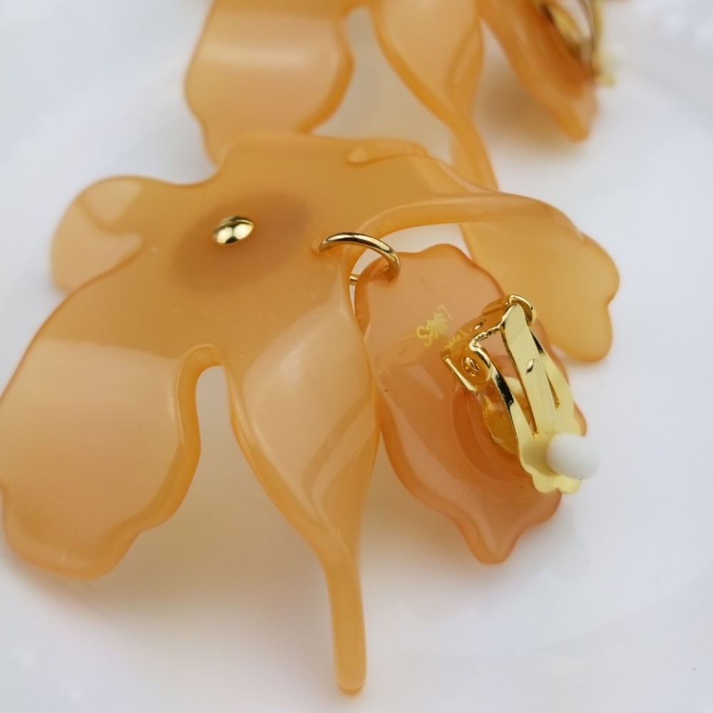 Lele Sadoughi Crystal Lily Earrings - Picture 8 of 8